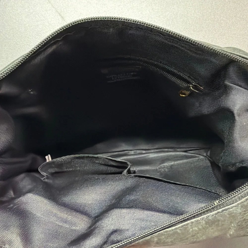Great American Leatherworks Genuine Leather Hobo Black Crossbody/Shoulder Bag.‎